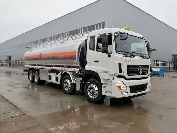 Virgin Forest Energy fuel tanker truck